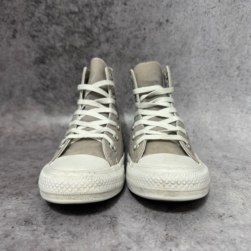 Converse Chuck Taylor All Star Womens 7 Gray Daisy Embroidered High Top Sneakers - Picture 3 of 8